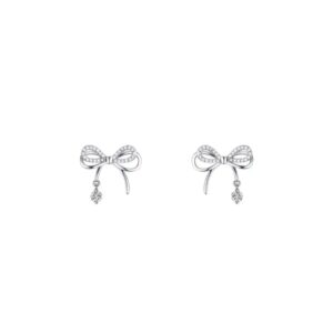 925 silver earring Fairy Bow Sparkle